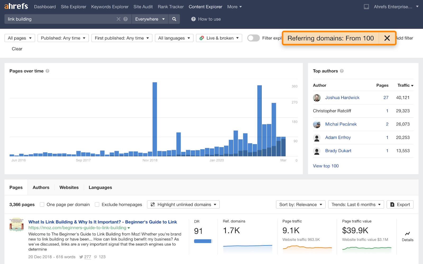 SEO-Grundlagen: Anleitung für Anfänger zum SEO-Erfolg 68 SEO Linkaufbau - Skyscraper Methode